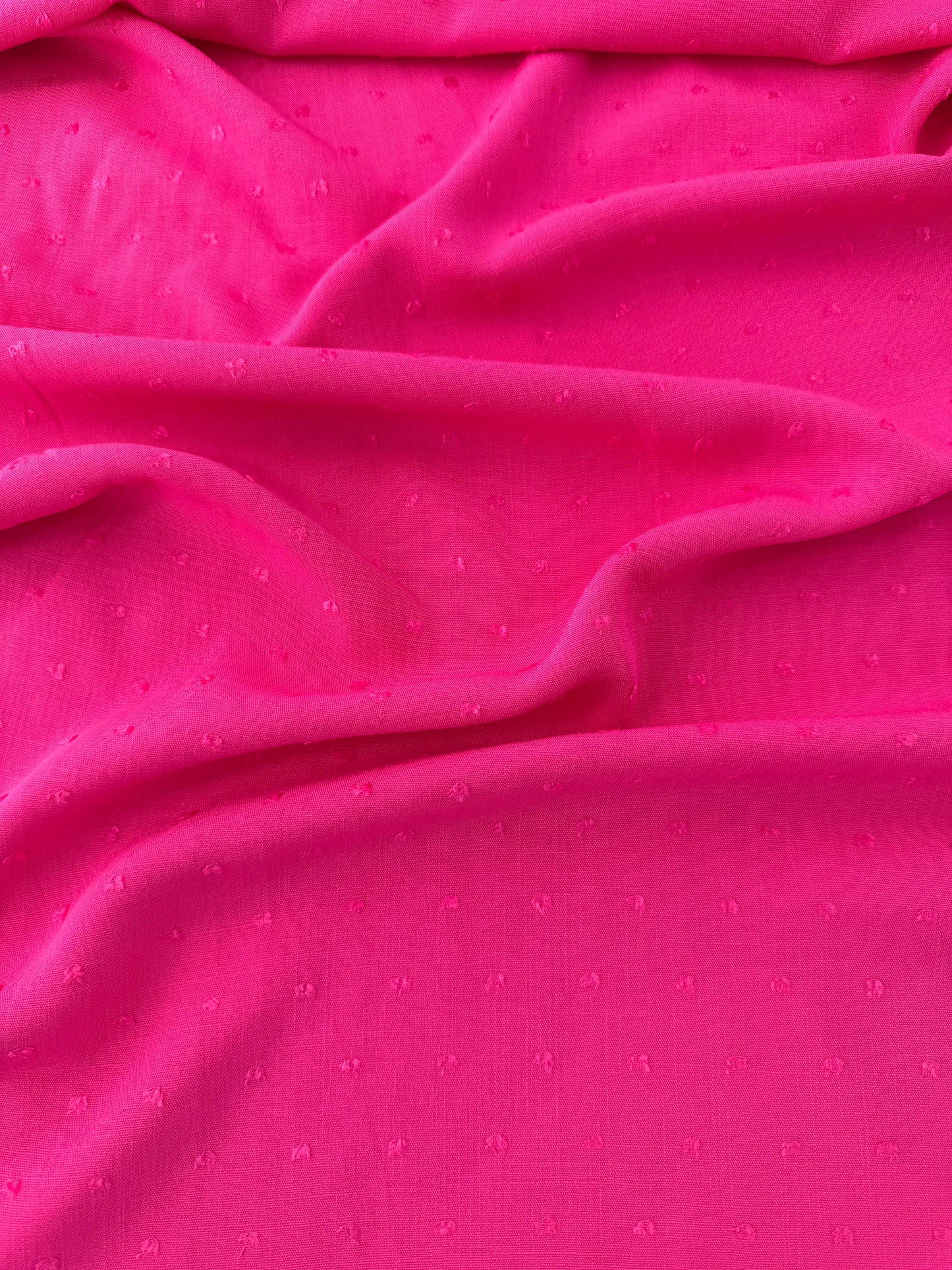 Rayon, Swiss Dot, Pink or Lime