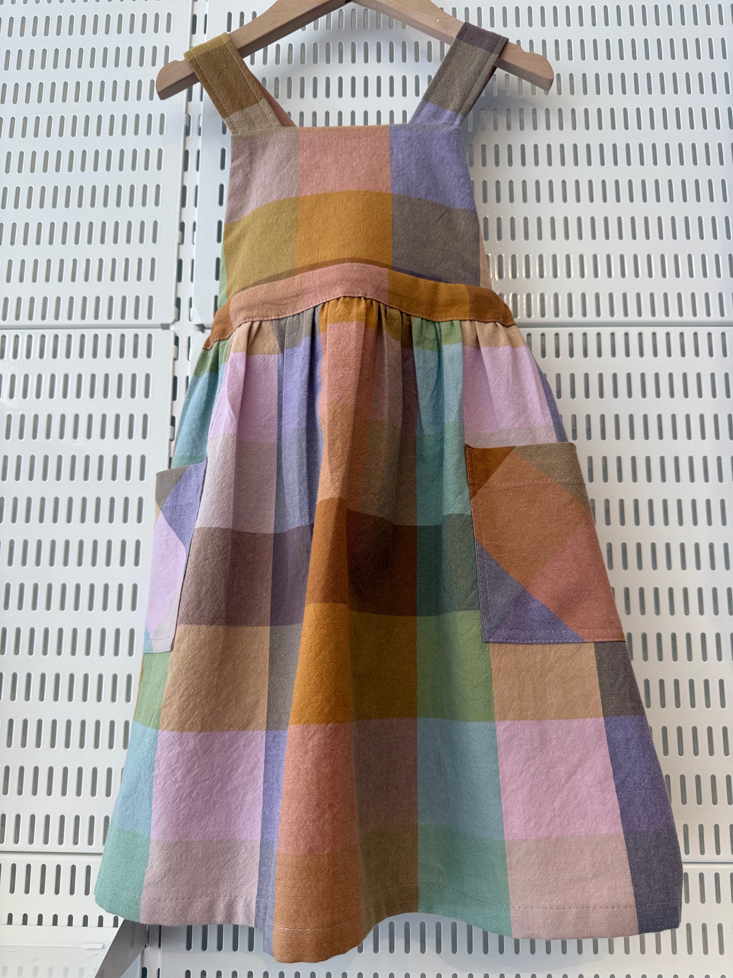 Fennel Goods Overall Dress, Kids Size 1-11 yo
