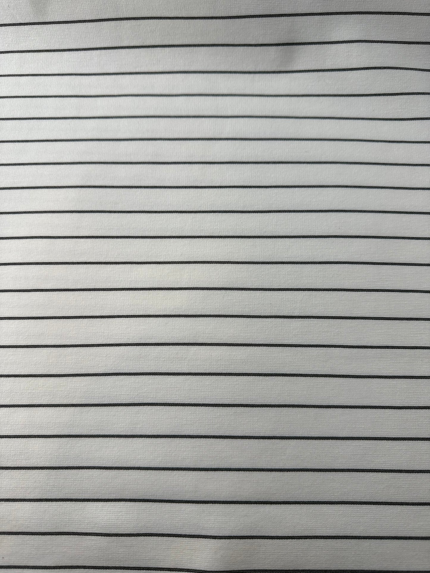 Ponte de Roma Knit, White Pinstripe
