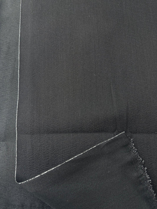 Cotton/Polyester/Spandex Stretch Twill, Black