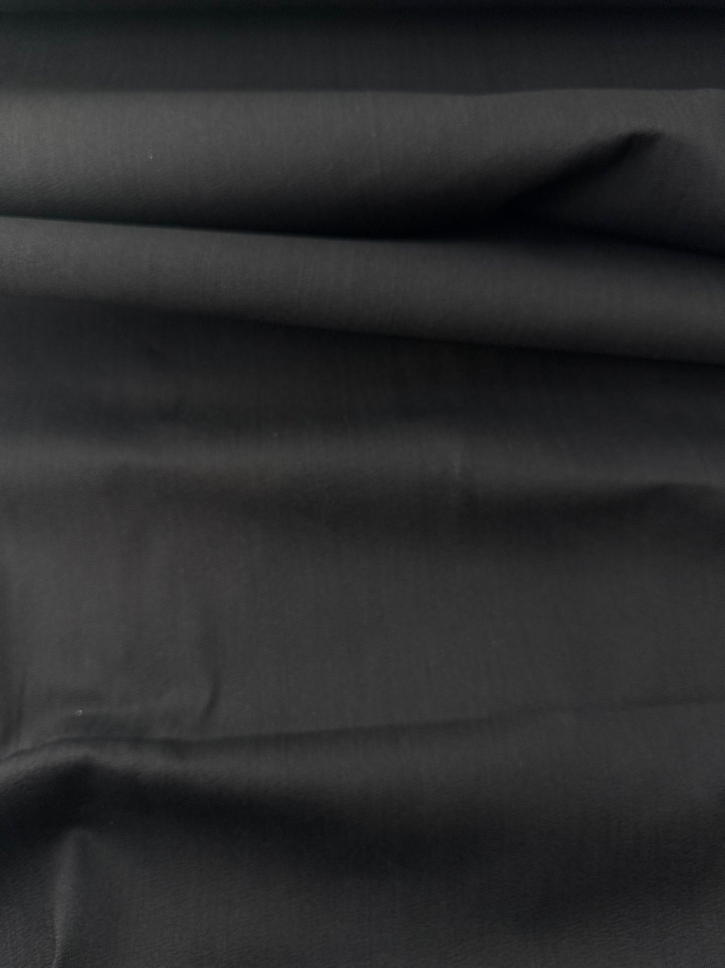 Cotton/Polyester/Spandex Stretch Twill, Black