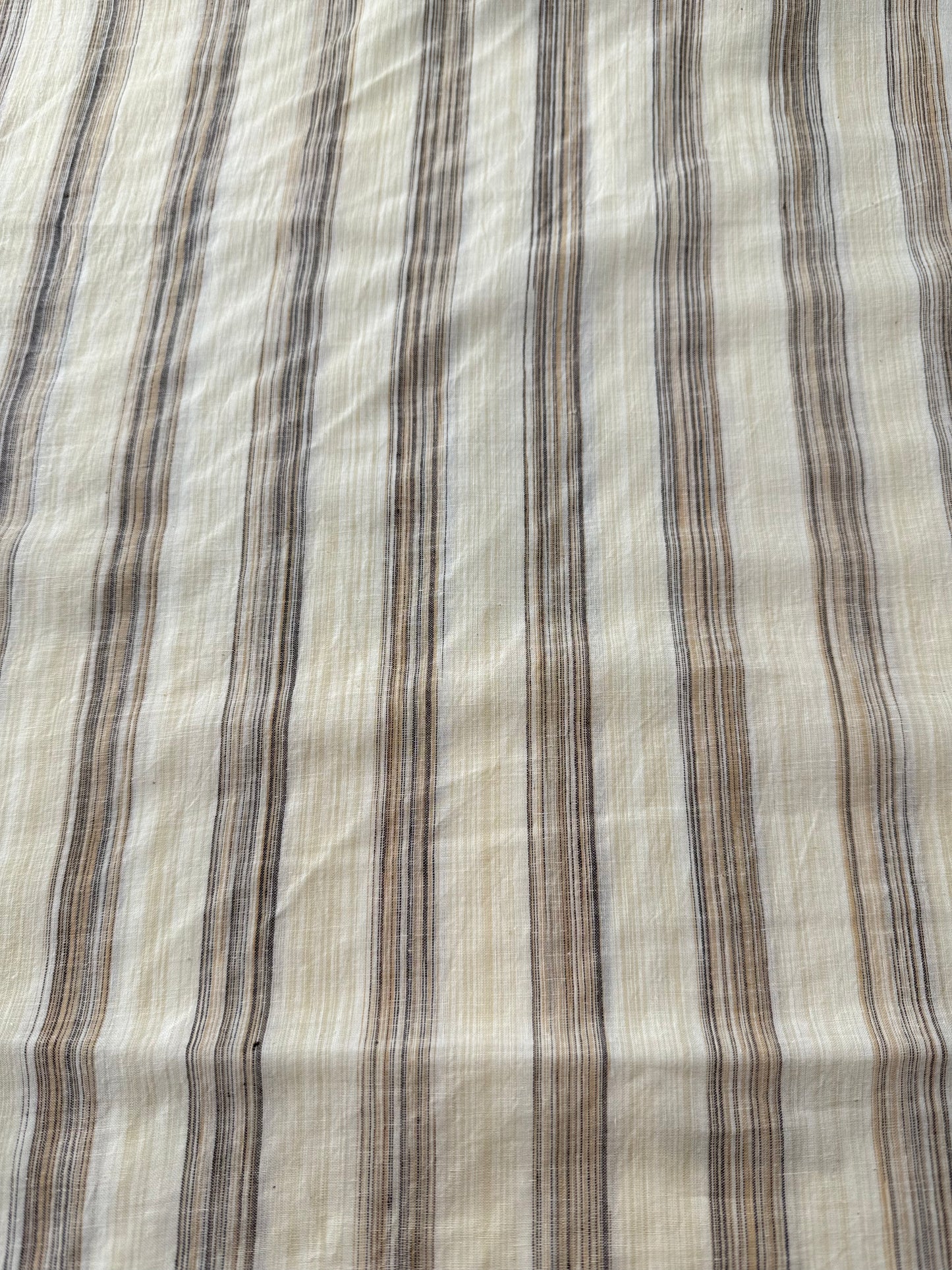 Handloom khadi cotton, stripe