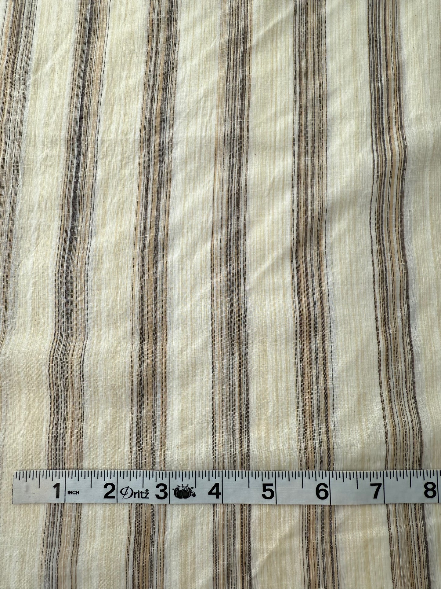 Handloom khadi cotton, stripe