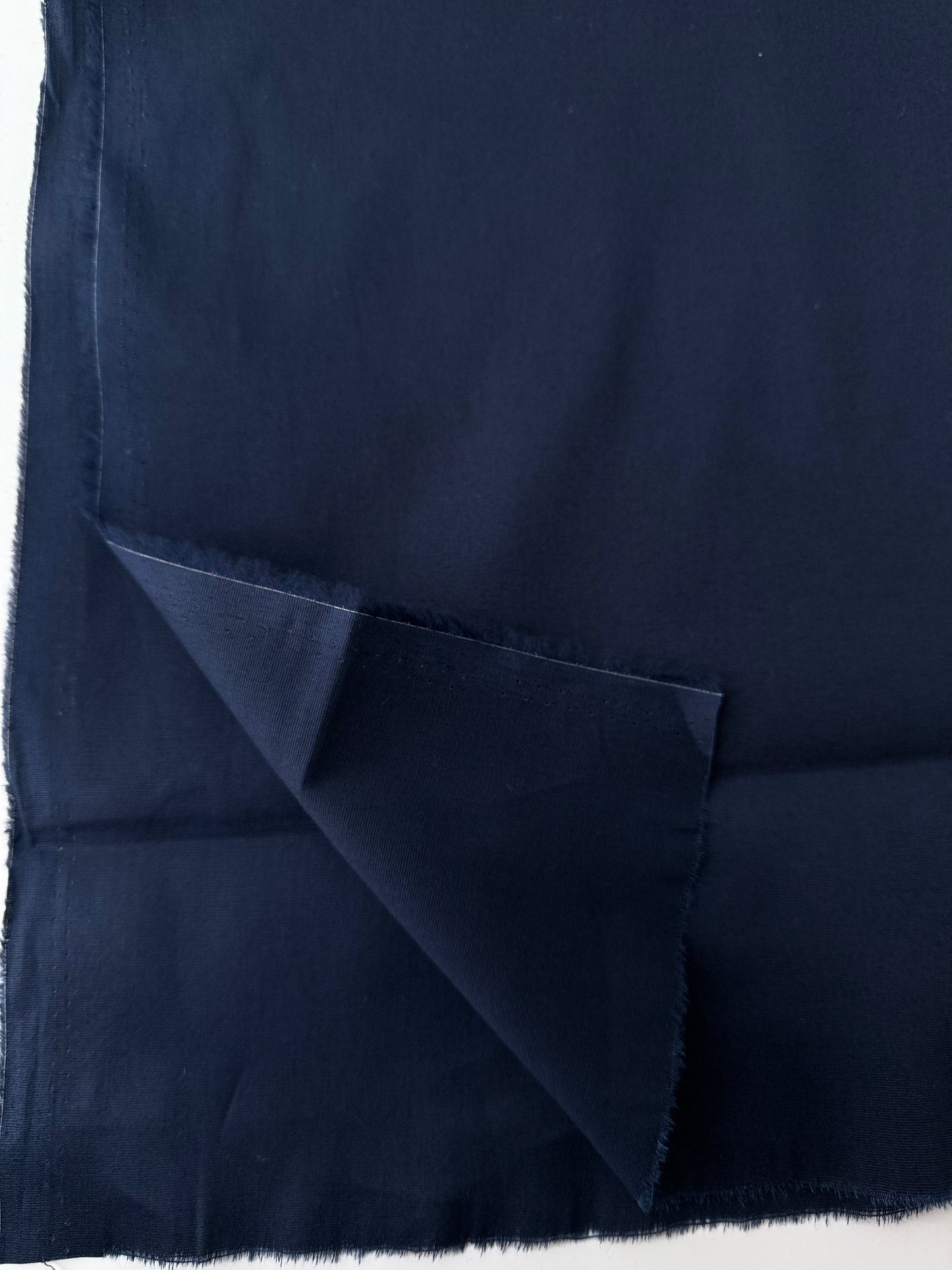 Cotton Stretch Poplin, Navy