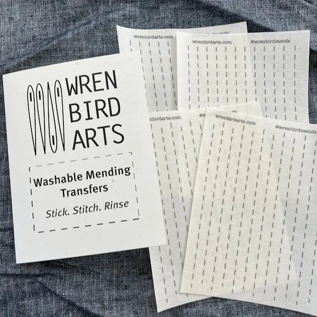 Wren Bird Arts Washable Hand Embroidery Transfers