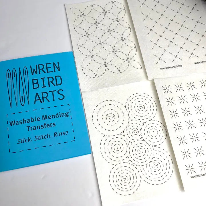 Wren Bird Arts Washable Hand Embroidery Transfers