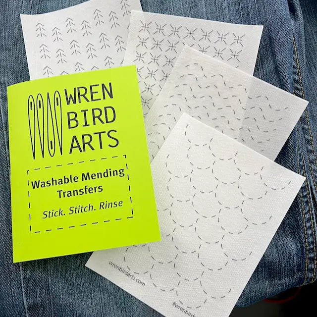 Wren Bird Arts Washable Hand Embroidery Transfers