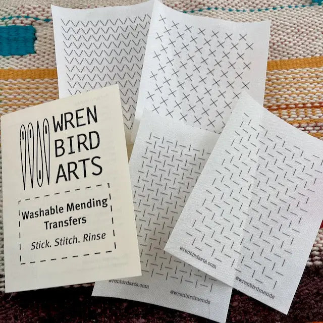 Wren Bird Arts Washable Hand Embroidery Transfers