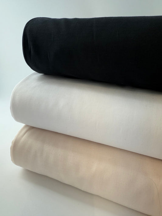 Cotton Pima Batiste, Solids – White