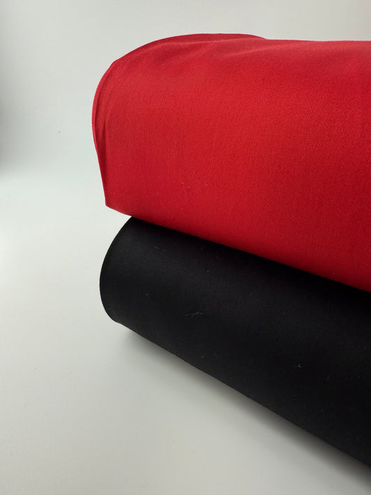 Cotton Sateen, Solids, 4.5 oz – Black