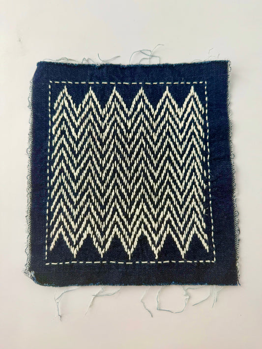 Class: Sashiko Sampler #5 - Sugizashi (Cedar Stitch)