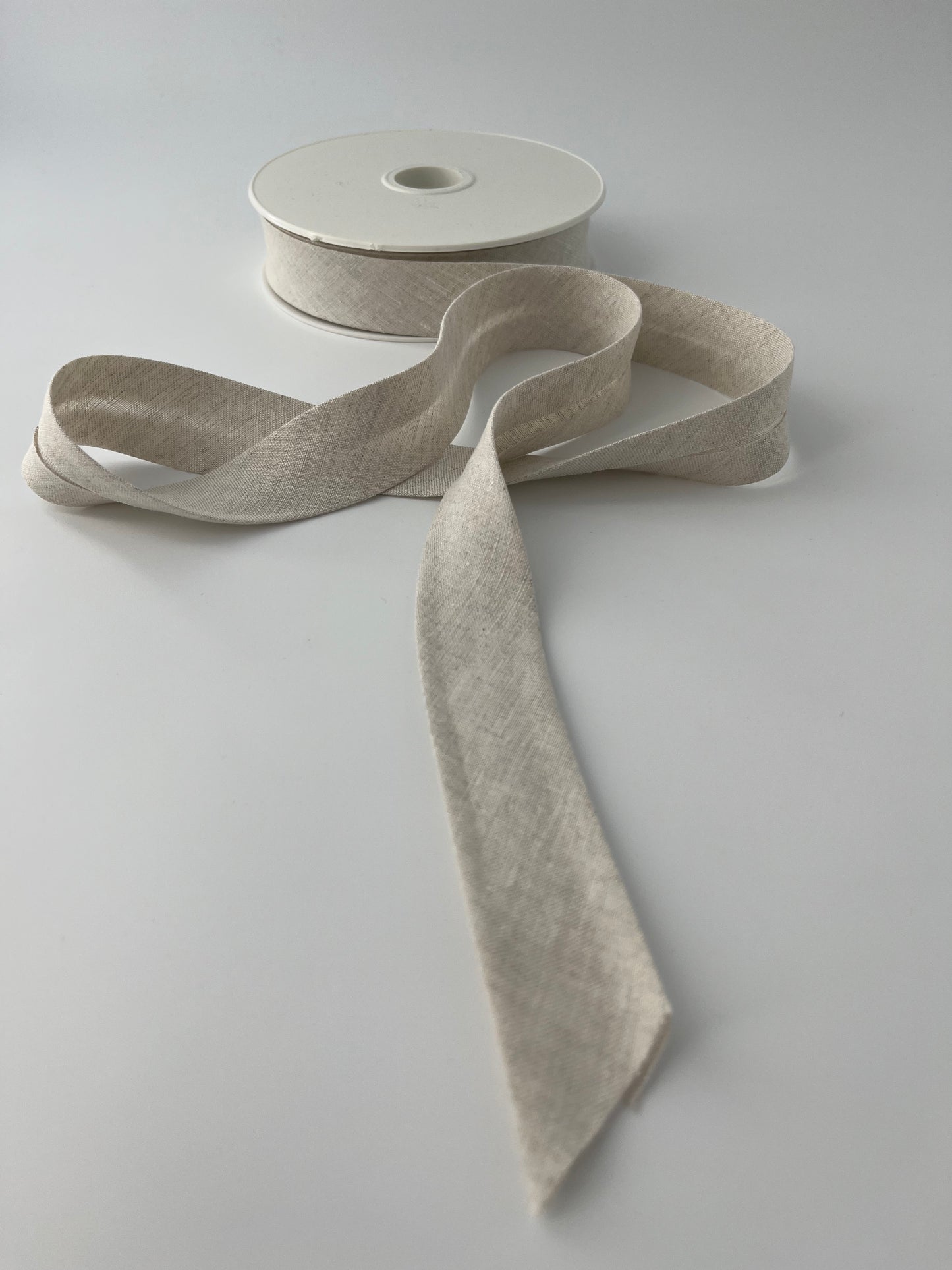 Bias Tape, Linen, 1", by the yard