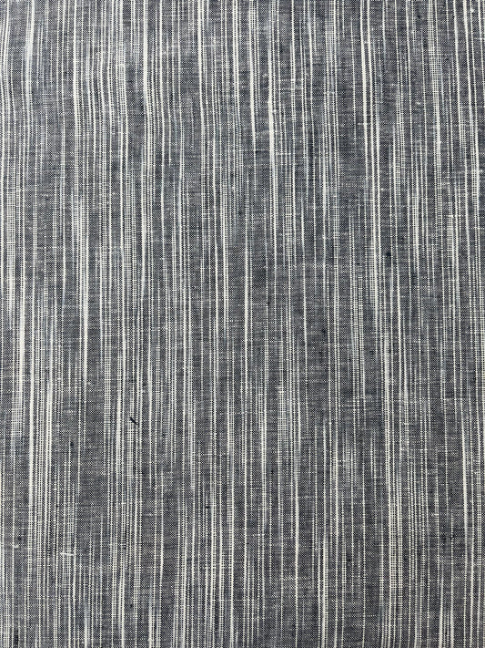 Linen, Space Dye, Navy/Med Blue/Off-White