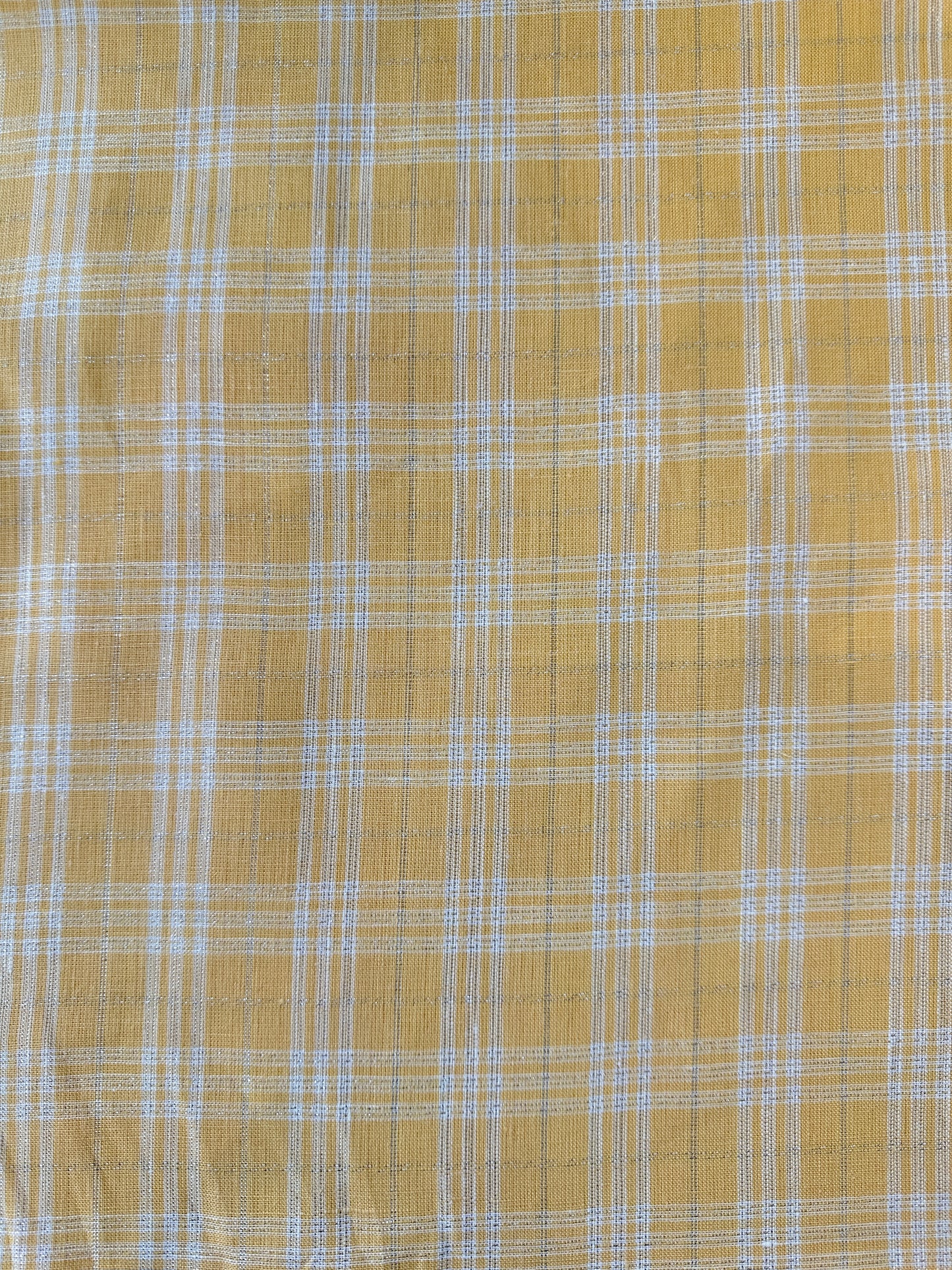 Linen with metallic detail