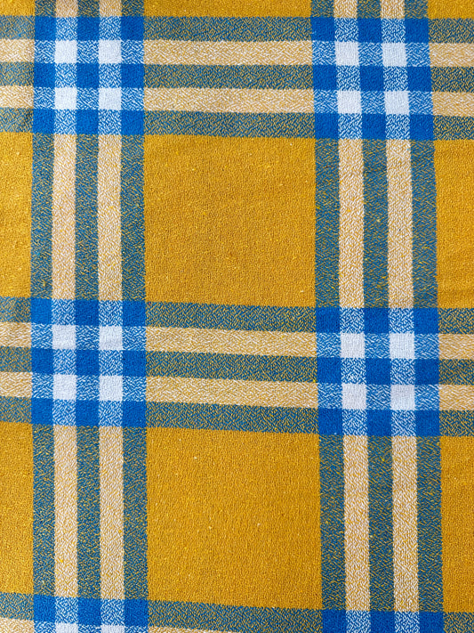 Handwoven Dobby, Bold Plaid