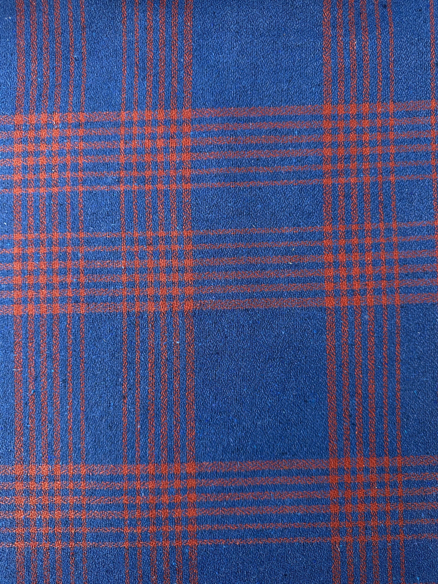 Handwoven Dobby, Bold Plaid