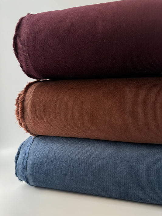 Corduroy, Cotton Stretch, 21 wale – Nutmeg