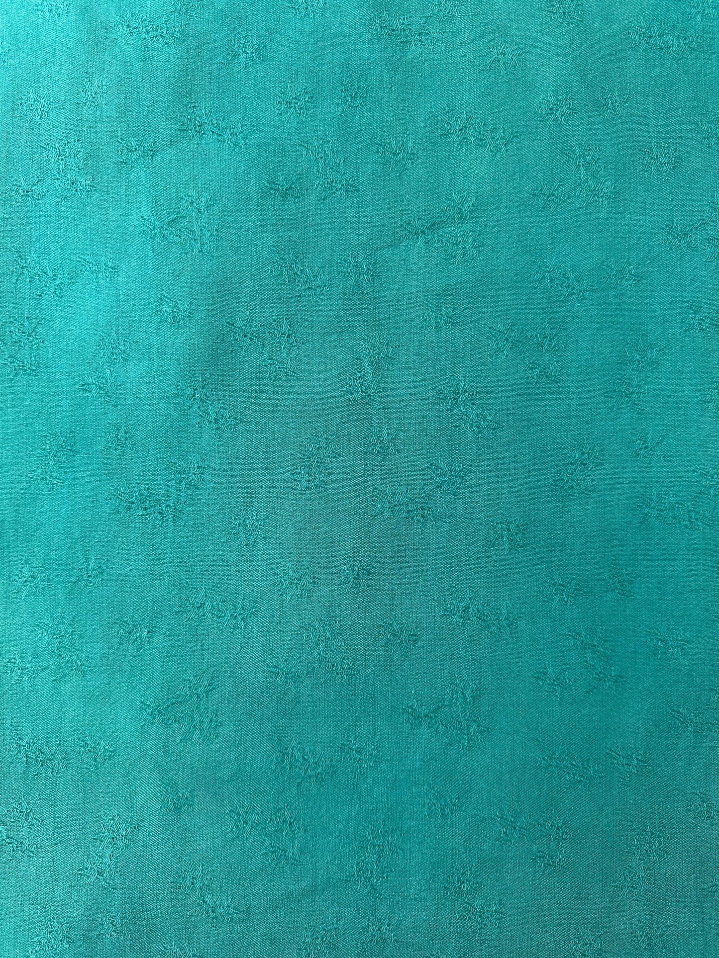 Cupro Rayon, Dobby Weave, Teal Floral