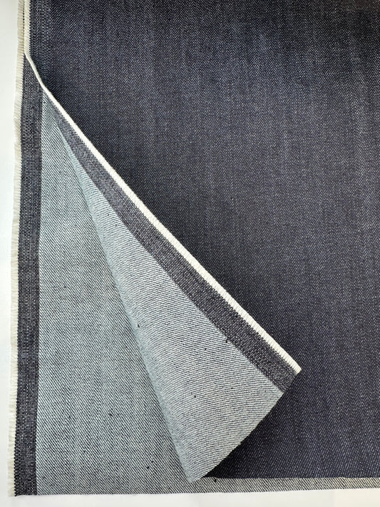 Denim, Cotton, Dark Indigo, 12 oz