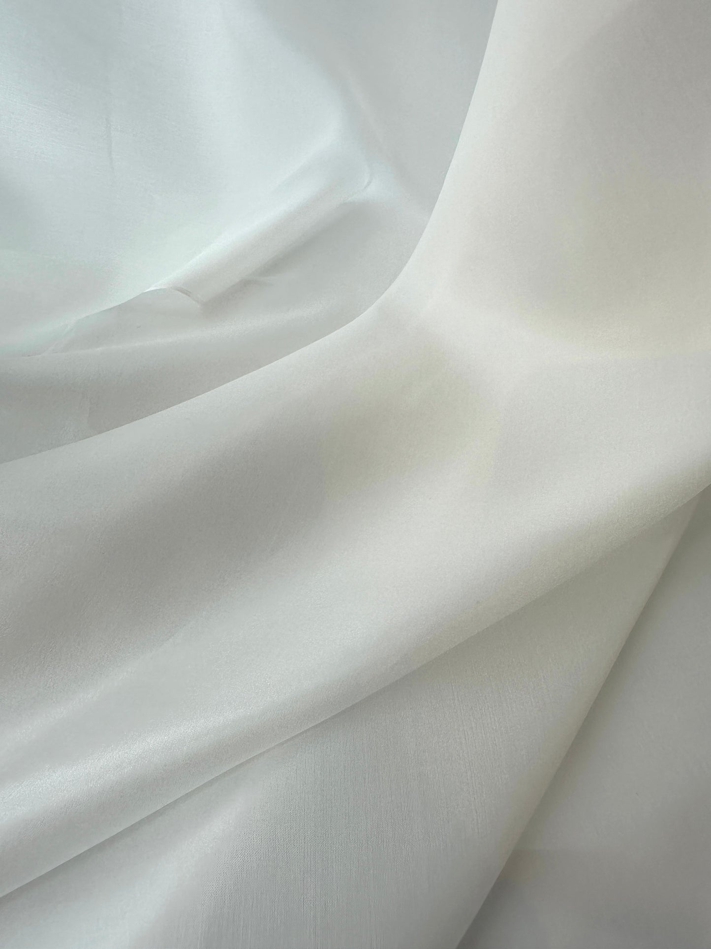 Designer Deadstock, Silk Voile, Ivory