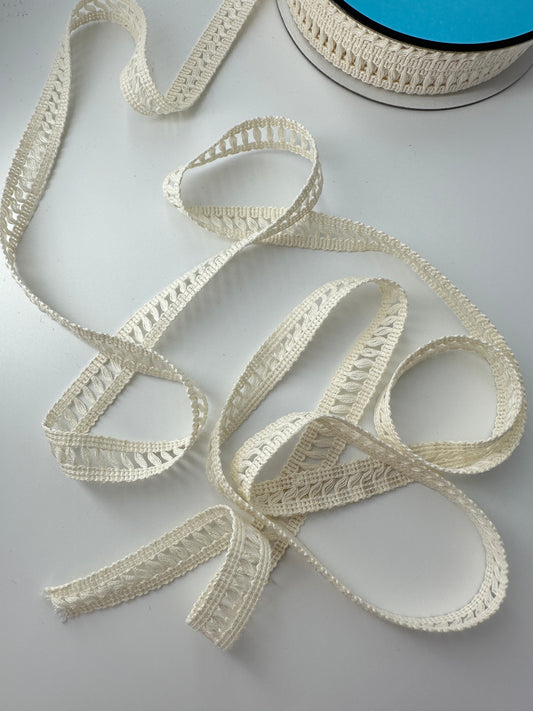 Cotton Trim, Ladder Stitch, 5/8"