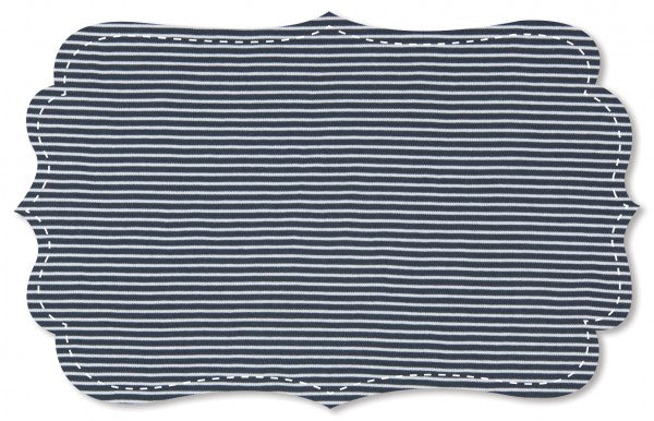 Organic Cotton Interlock, Stripes, 210 gsm