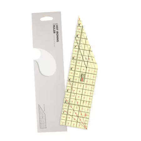 Kearing Hot Iron Ruler, 10" x 2.5", 30° angle