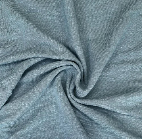 Linen/Rayon Single Jersey – Chambray, 165 gsm