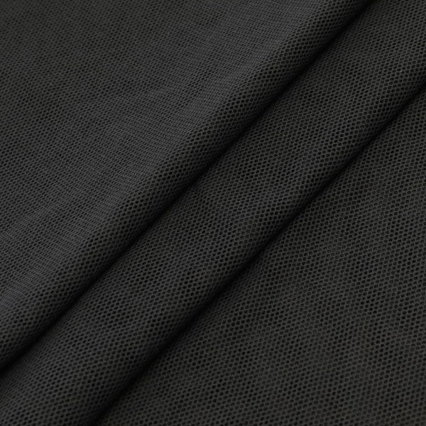 Organic Cotton Stretch Tulle – Charcoal