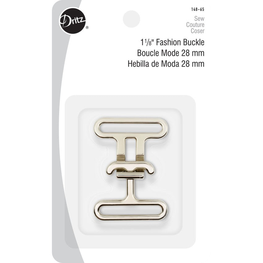 T-Buckle, Nickel, 1 1/8"