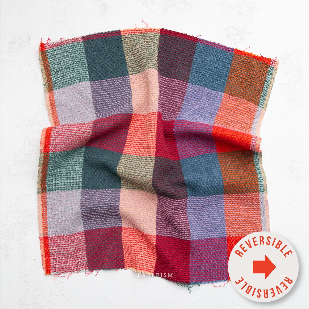 Fableism Waffle Happy Checkers - Sangria
