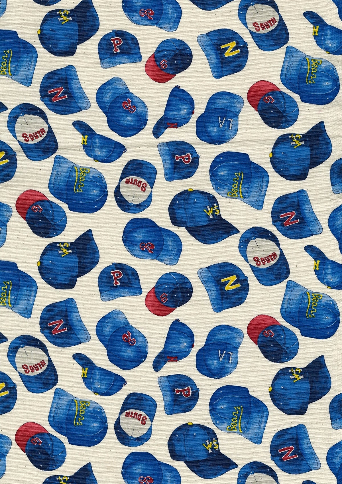 Kokka Cotton Oxford, Happy Kids Baseball Cap