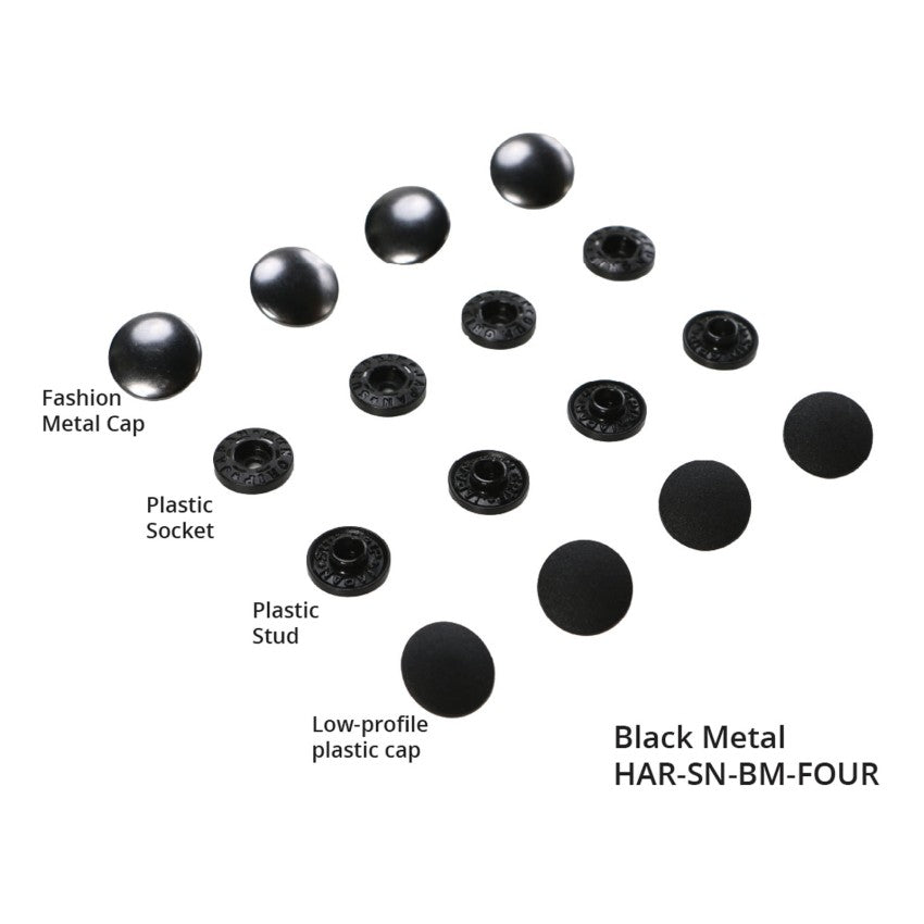Tool Free Snaps, 1/2", 4 pack