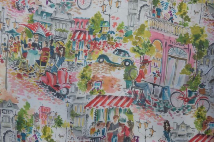 Lady McElroy, Silk/Cotton Voile, Bon Voyage