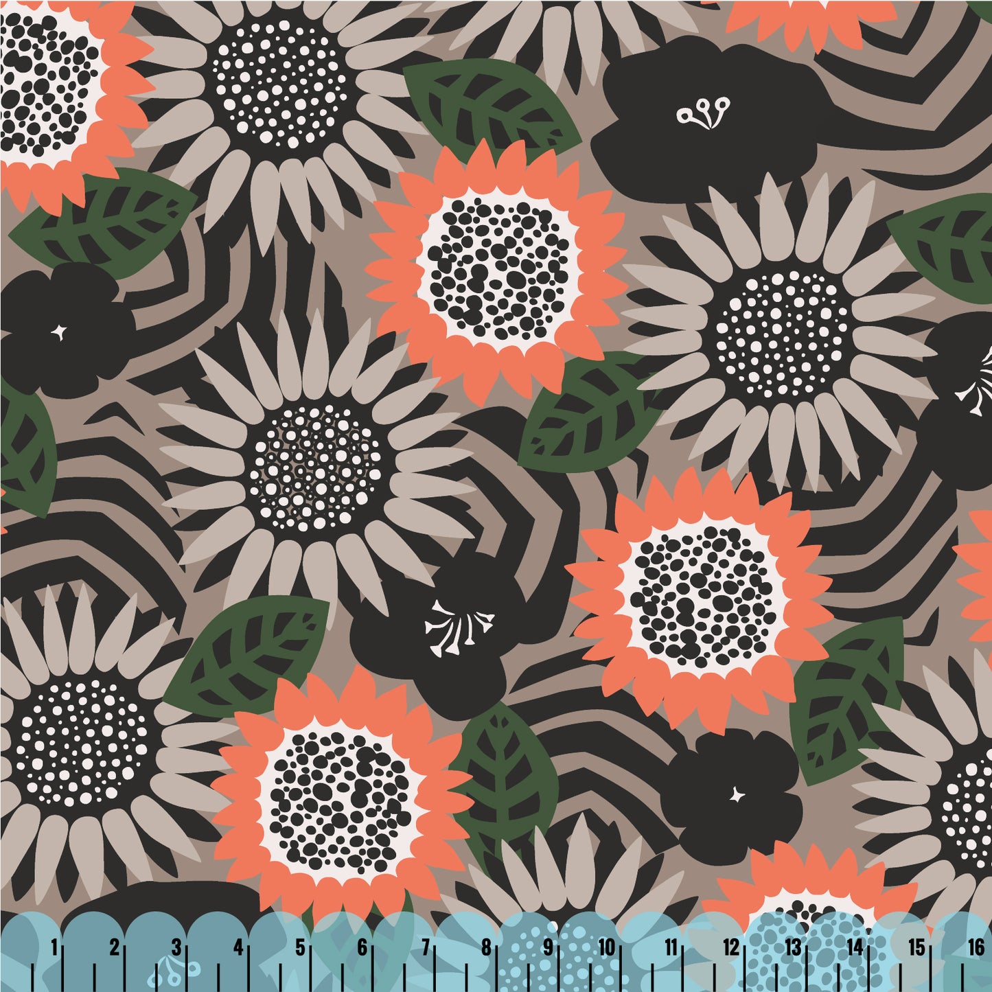 Modal Rayon Print, Wild Flowers