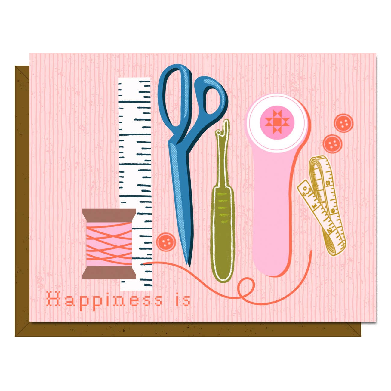 Happiness Is - Greeting Card
