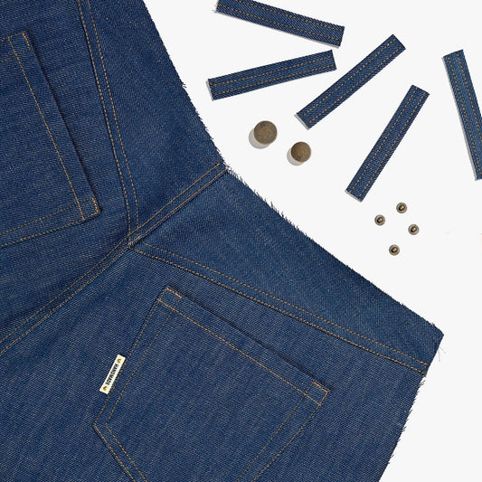 Jeans Hardware Kit | Aged Brass