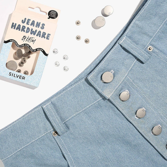 Jeans Hardware Kit | Silver