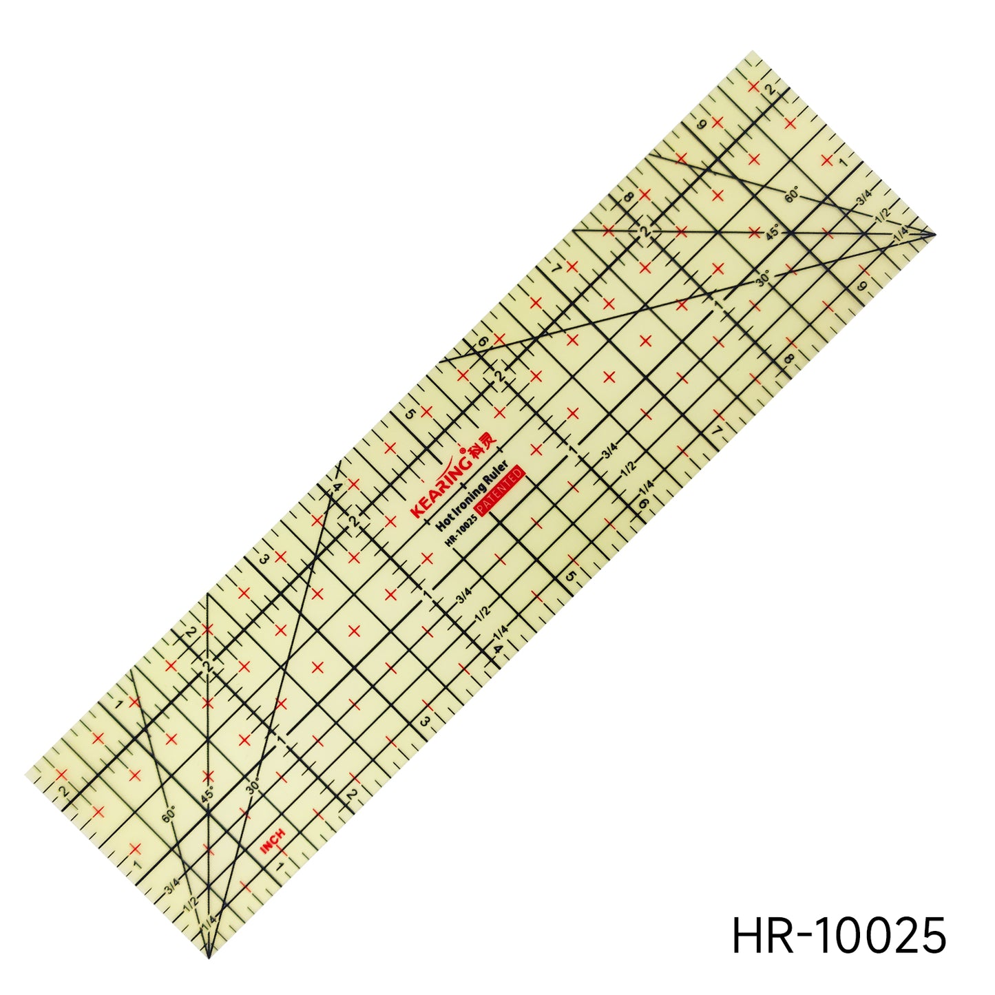 Kearing Hot Iron Ruler, 10" x 2.5"