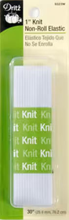 Elastic, Knit, Non-Roll, 1" wide, 30"/package