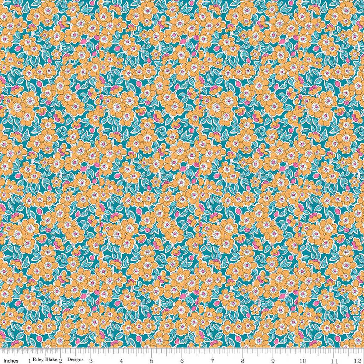 Liberty of London Cotton Sheeting, Flowering Blossom