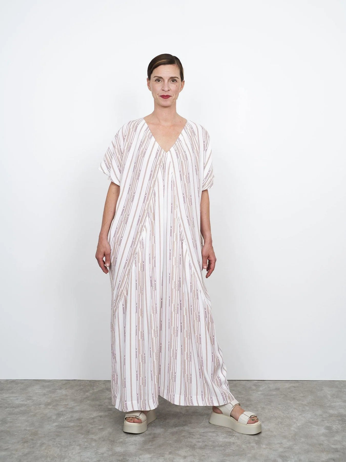 The Assembly Line Minimalist Kaftan Pattern, XS-3XL