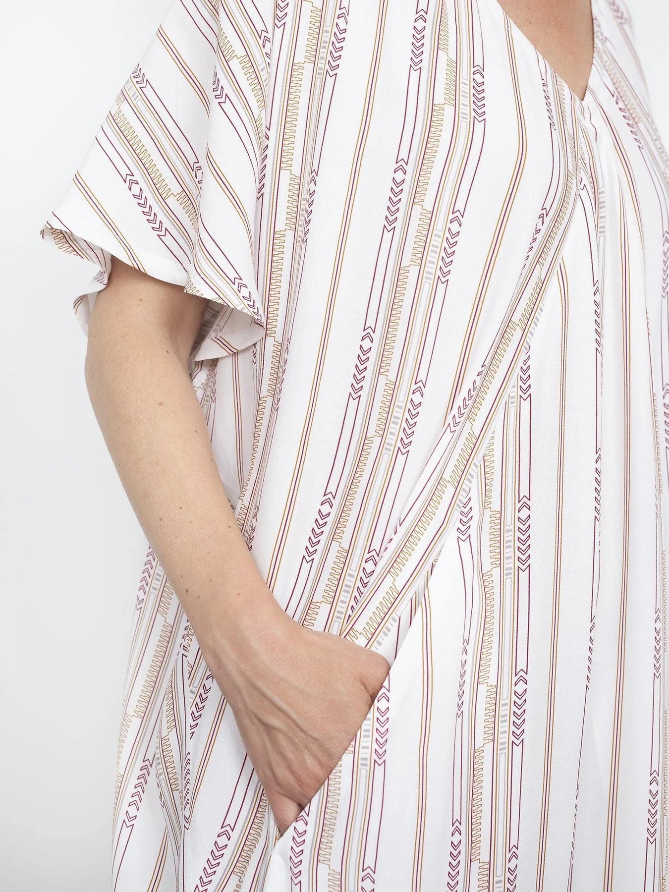 The Assembly Line Minimalist Kaftan Pattern, XS-3XL