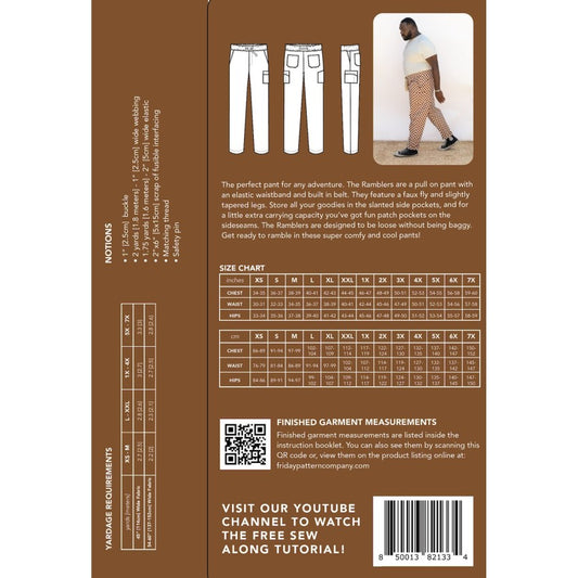 Friday Pattern co. The Rambler Pants