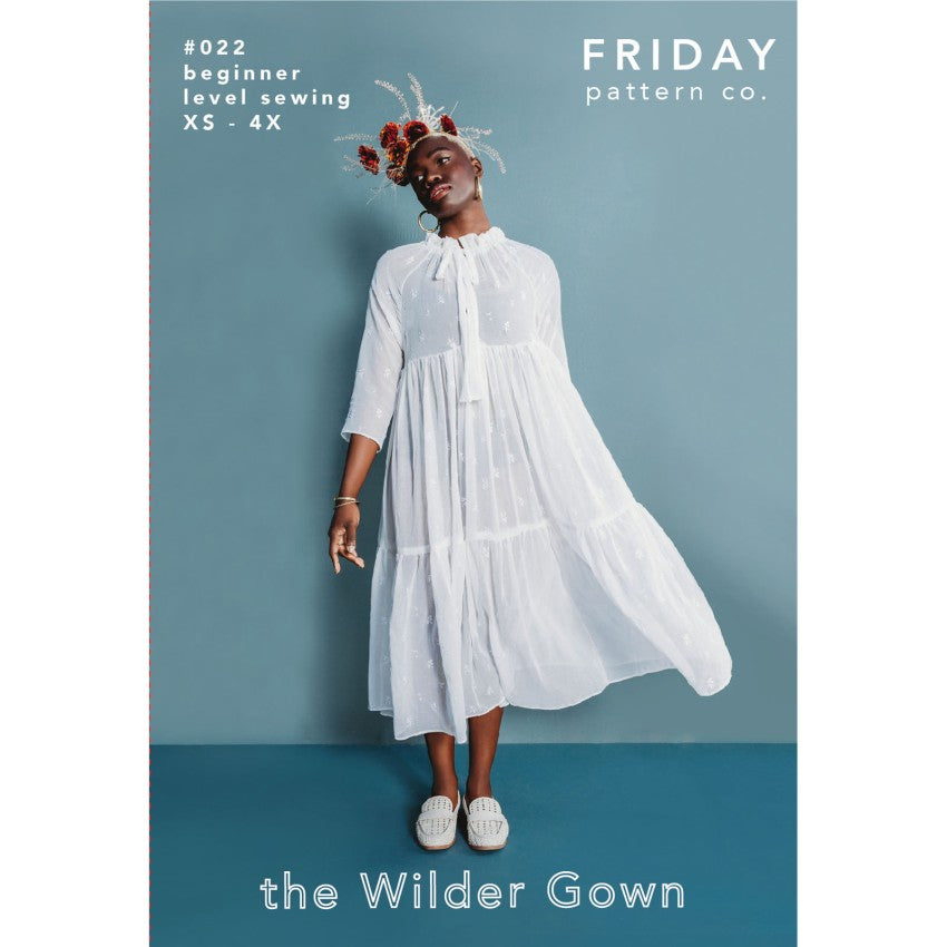Friday Pattern co. The Wilder Gown, Size XS-7X