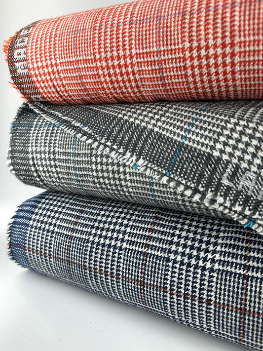 Italian Wool, Prince of Wales Check