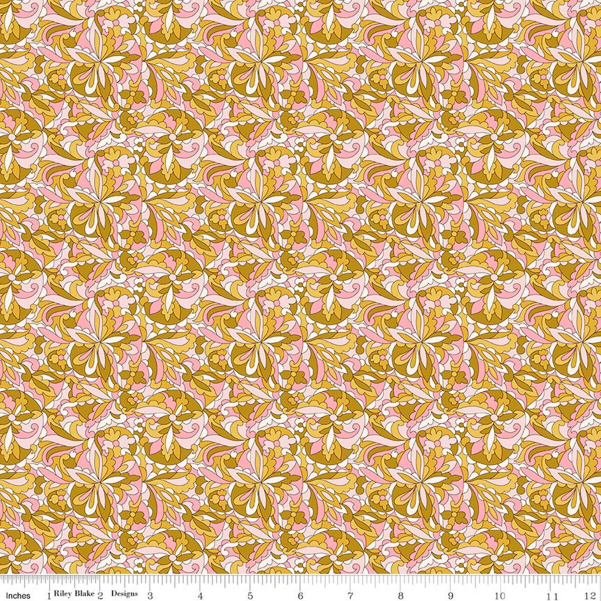 Liberty of London Cotton Sheeting, Summer Fair - Swirling Kaleidoscope
