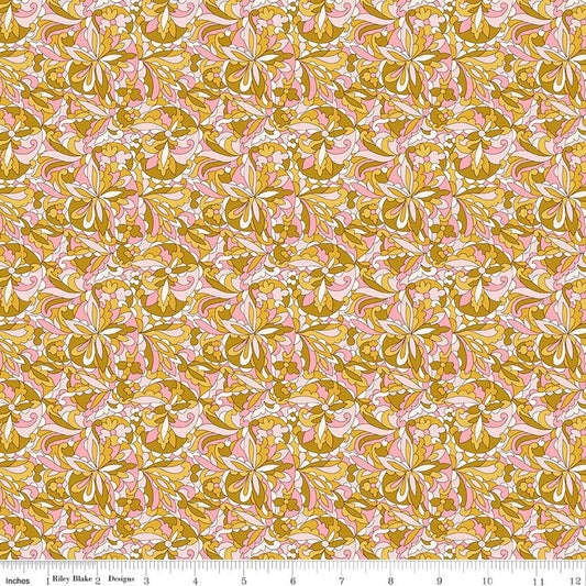 Liberty of London Cotton Sheeting, Summer Fair - Swirling Kaleidoscope
