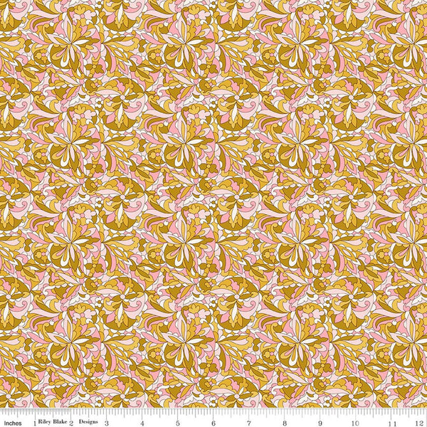 Liberty of London Cotton Sheeting, Summer Fair - Swirling Kaleidoscope