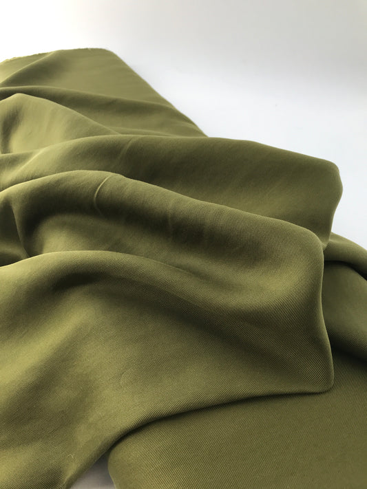 Tencel Lyocell Sandwashed Twill, 6 oz – Moss